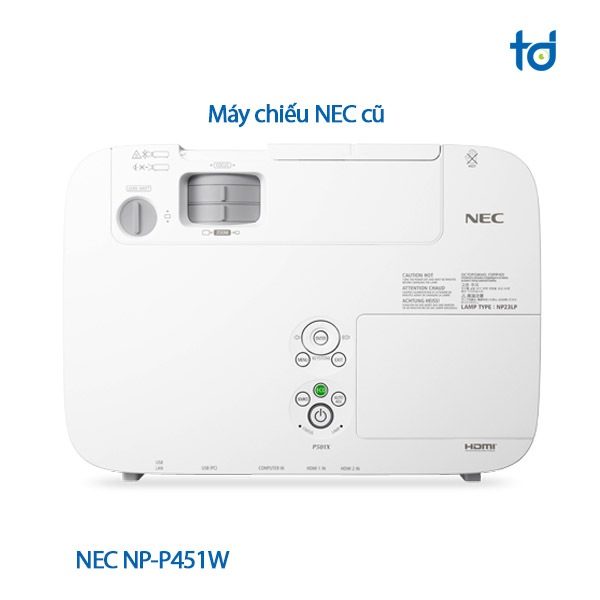 May chieu cu nec NP-P451W Top
