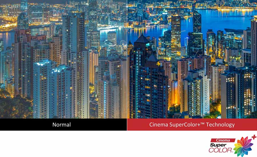 Cinema SuperColor-Viewsonic LS600W