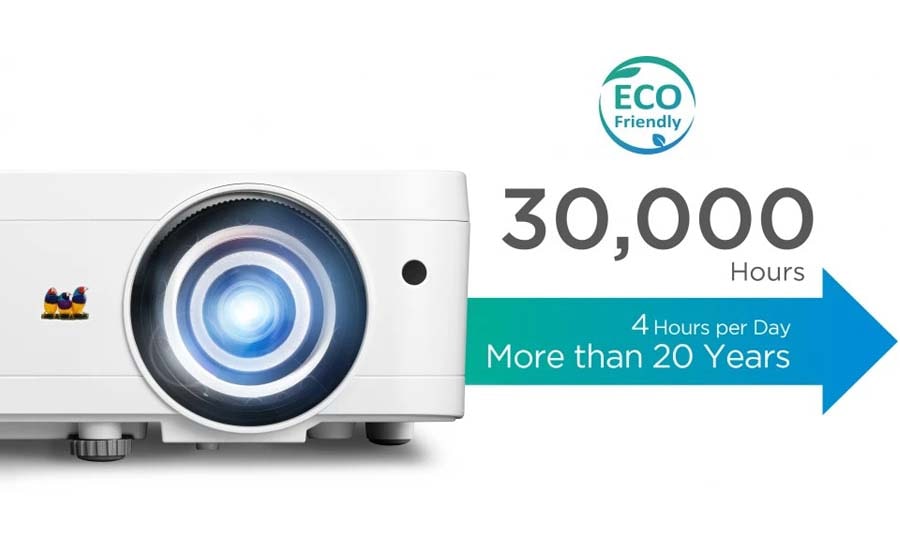 ViewSonic LS550WHE-Eco-friendly LED Technology