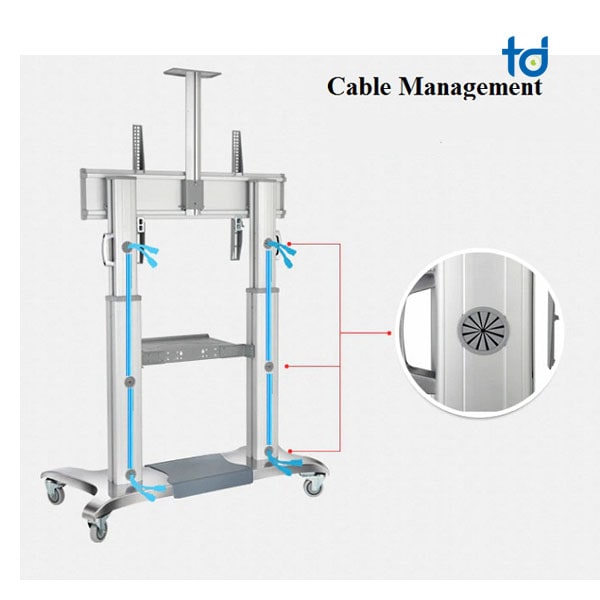 cable management-gia treo tivi NB CF100