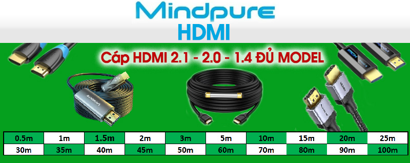 Dây cáp Mindpure HDMI